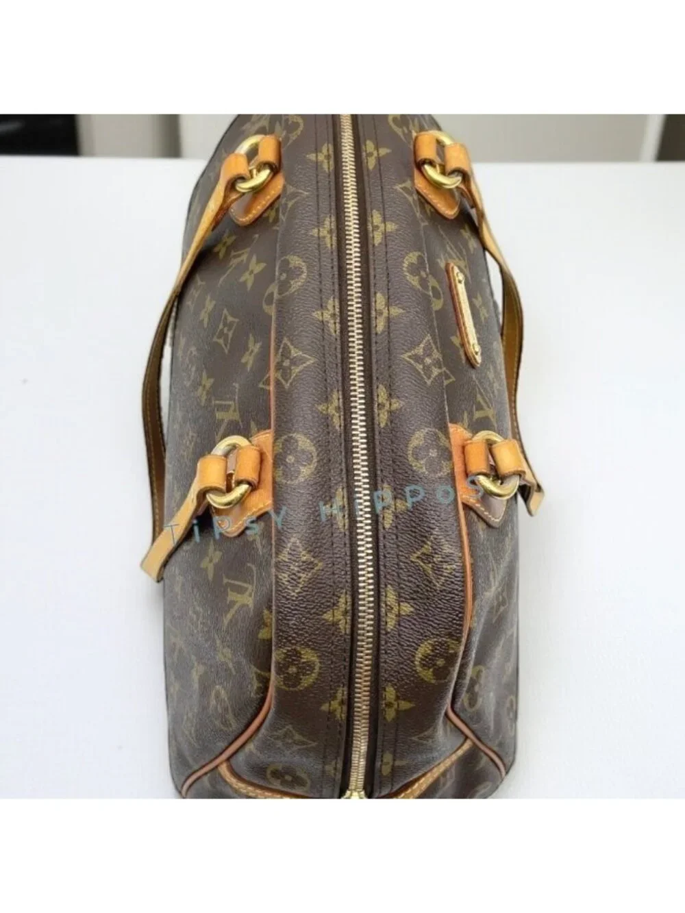 Louis Vuitton Monogram Montorgueil PM Shoulder Bag with LV Shopping Bag